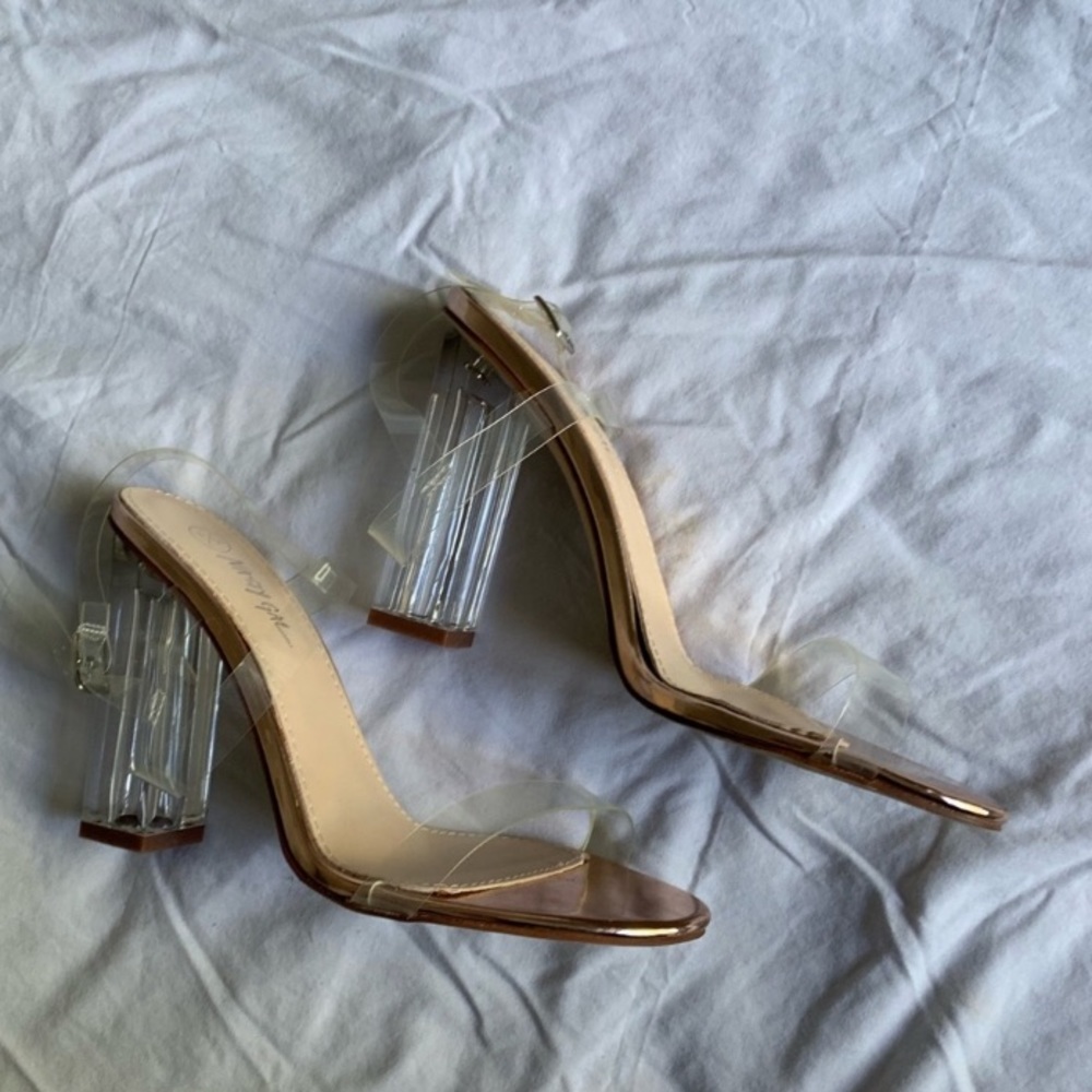 Nasty Gal Clear Heels